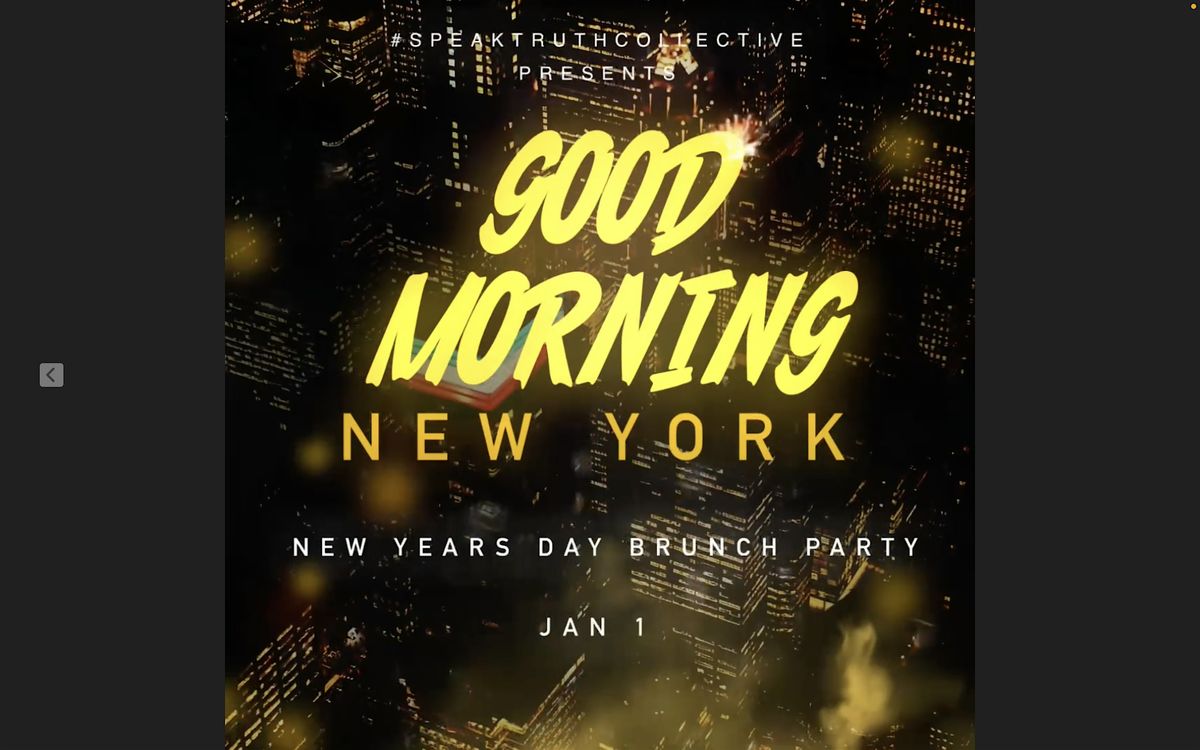 Good Morning NYC 2025: A NEW YEARS DAY BRUNCH