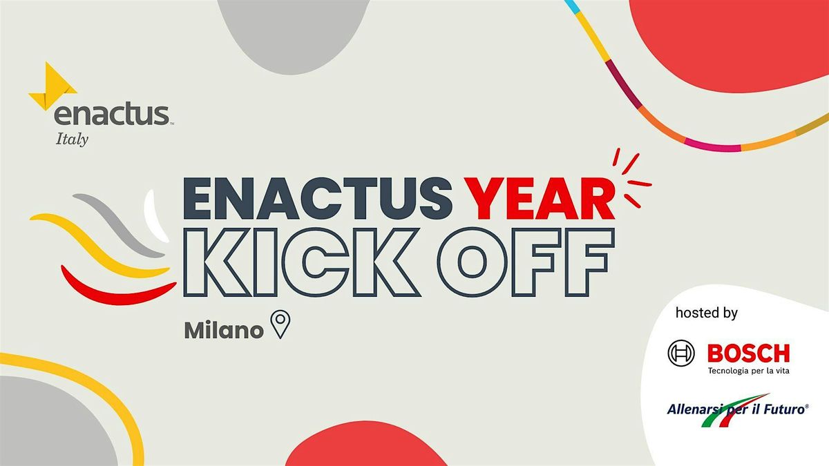 Enactus Italia Kick Off Event 2024\/2025