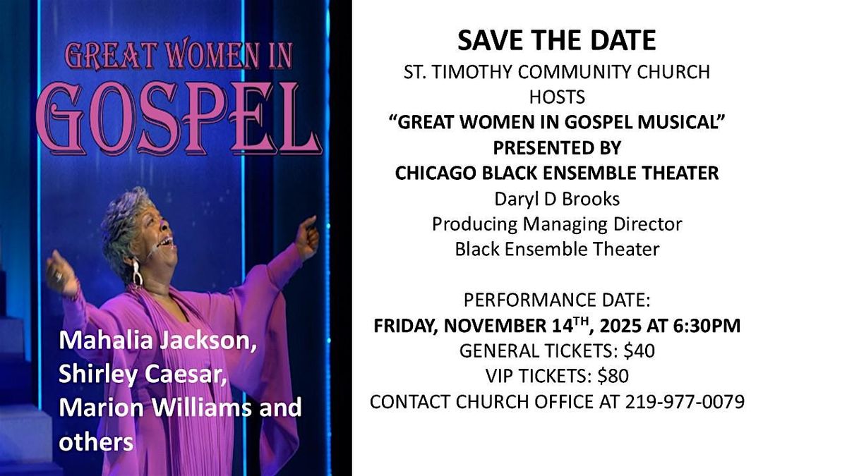 Great Women in Gospel Play