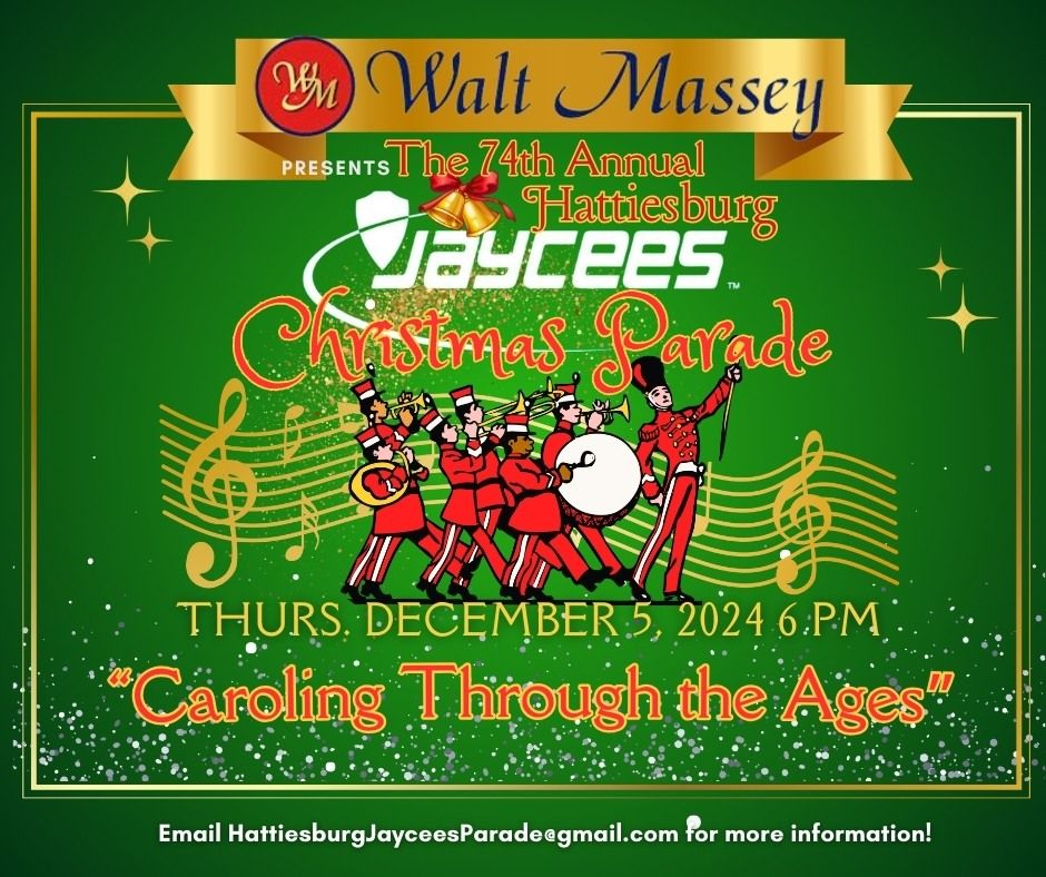 74th Annual Hattiesburg Jaycees Christmas Parade