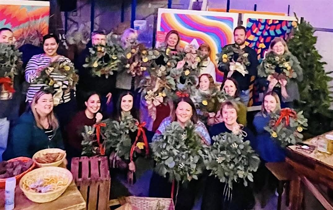 Christmas wreath workshop The Navigation Inn Weatherspoon\u2019s