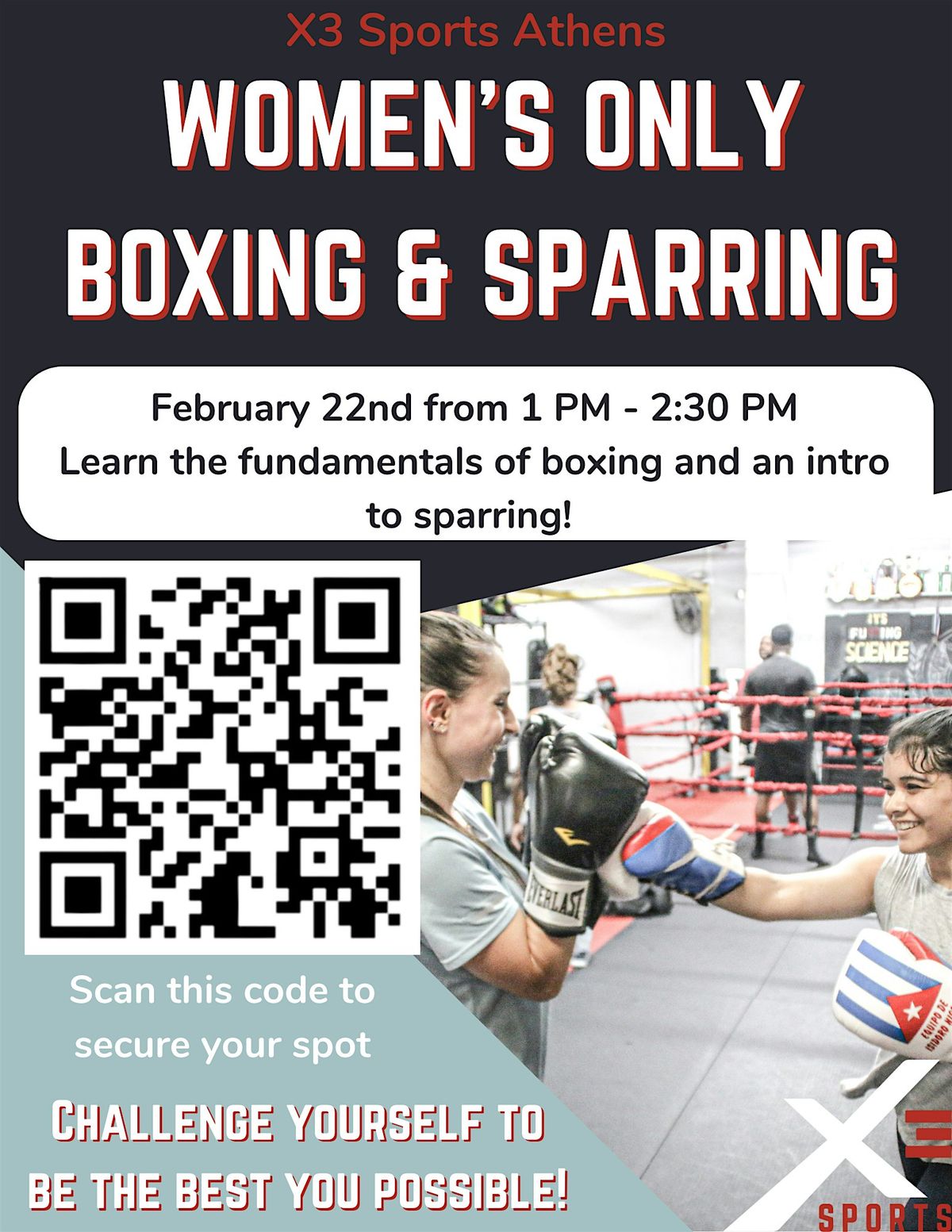 Free women\u2019s-only contact boxing class in a safe & supportive environment