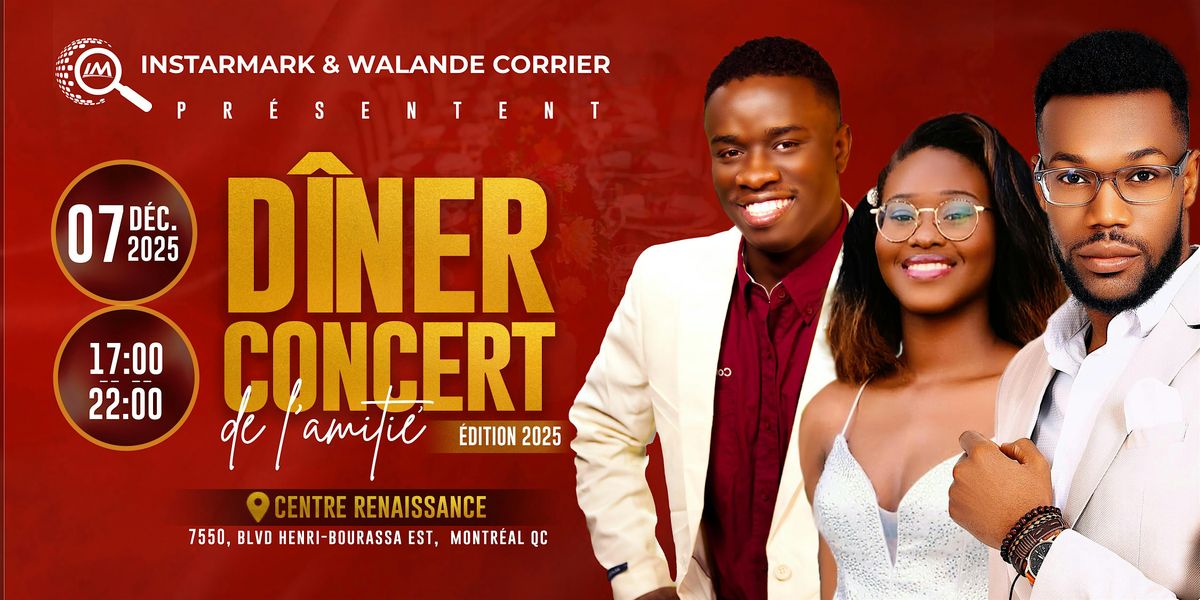 Diner Concert de l'Amiti\u00e9 2025
