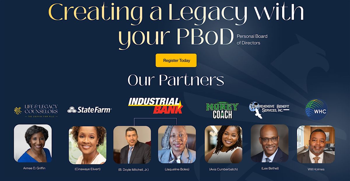 Create a Legacy with your PBoD Personal Board of Directors