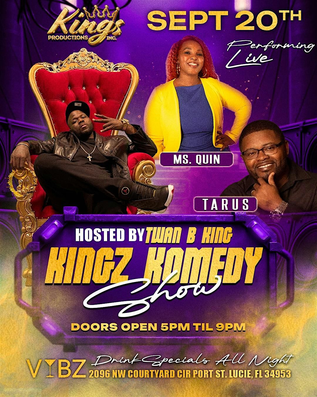 King's Komedy Show "SUMMER'S LAST LAUGH EDITION"