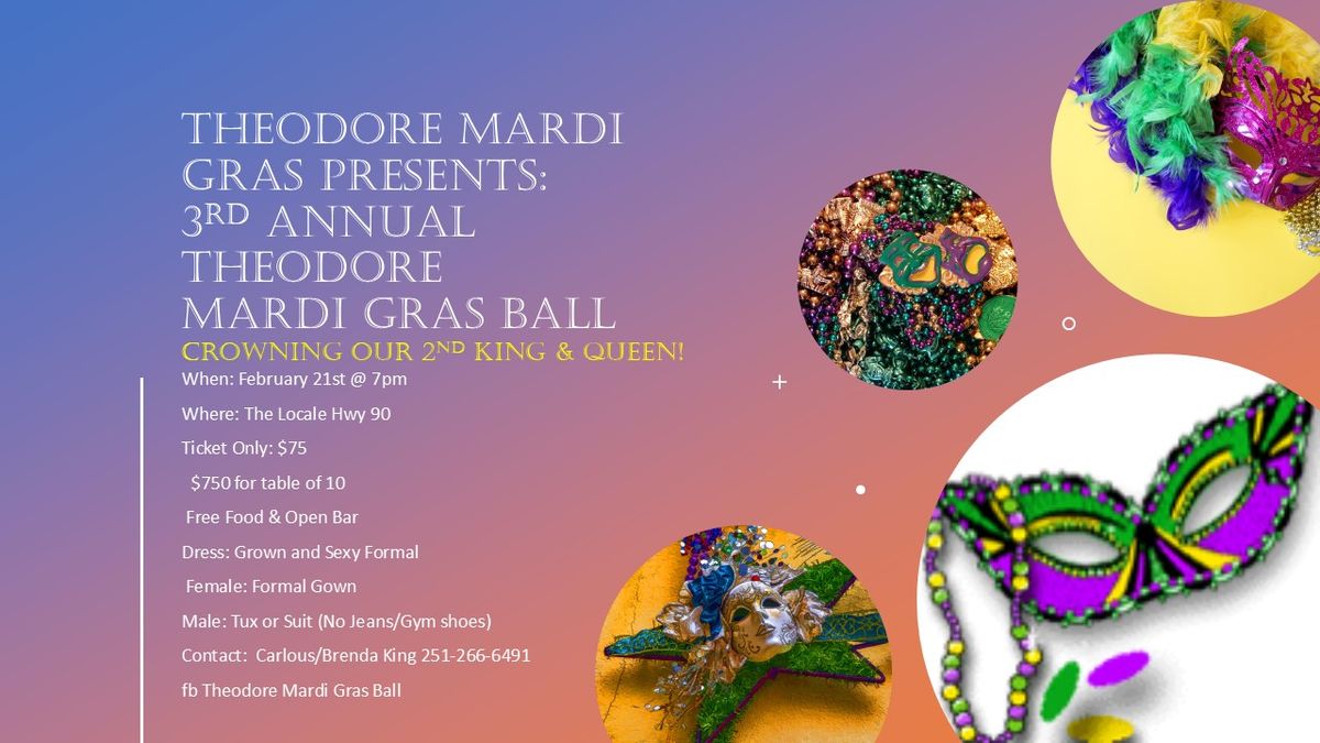 Theodores 3rd Annual Mardi Gras Ball