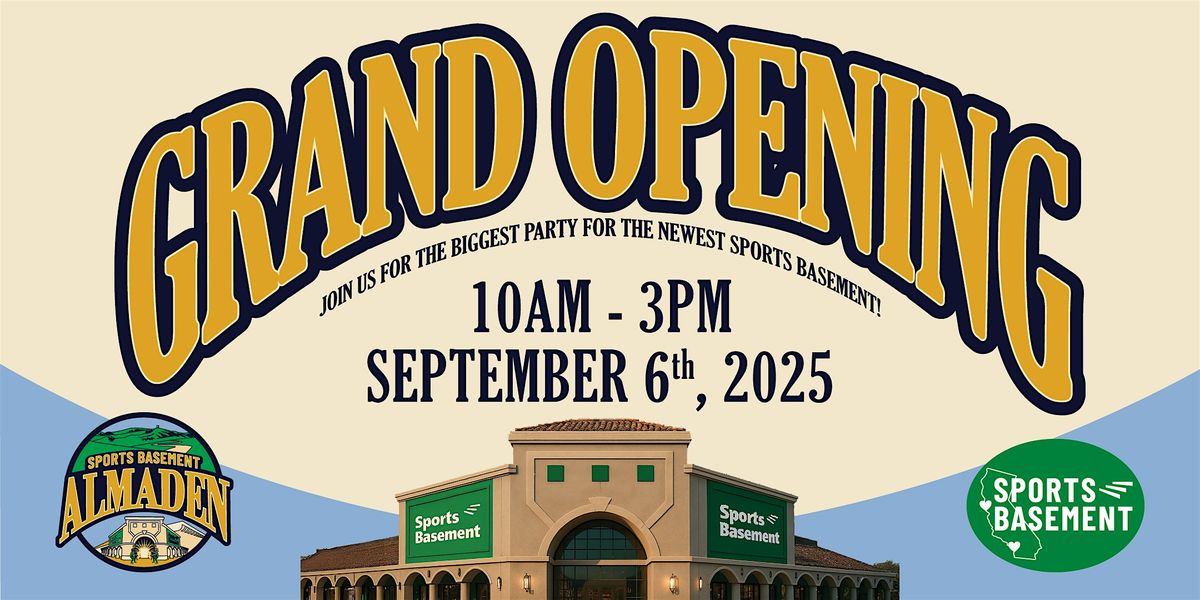 Sports Basement Almaden Grand Opening