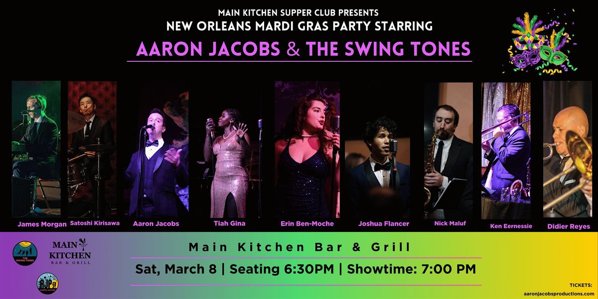 New Orleans Mardi Gras Party @ Main Kitchen Bar & Grill