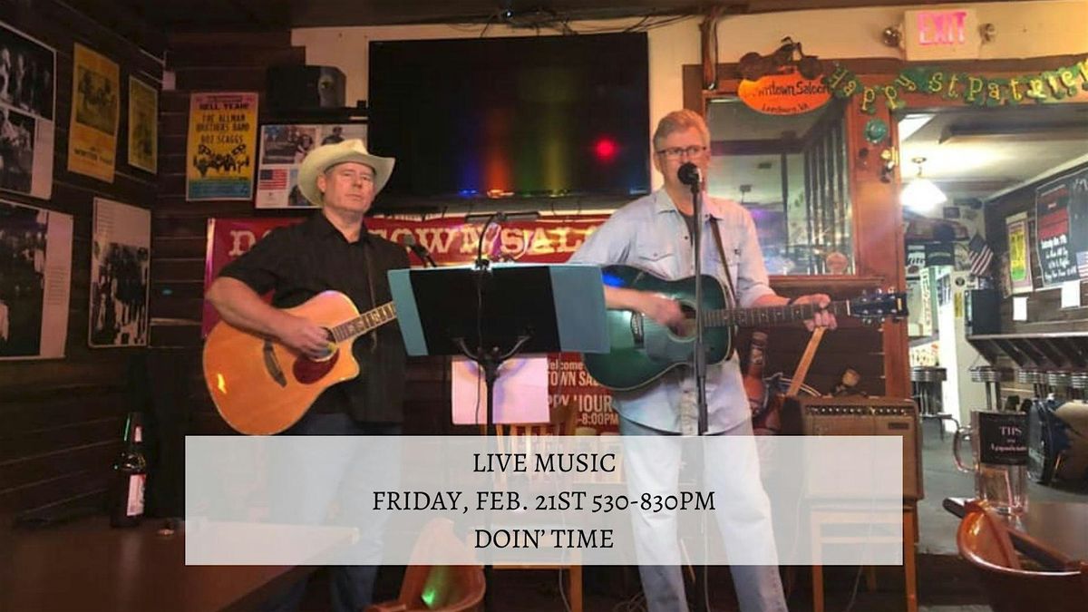 Live Music by Doin' Time Country Classics at Lost Barrel Brewing