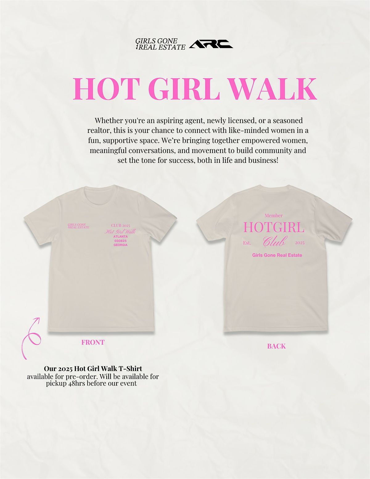 Hot Girl Walk (Hosted By Girls Gone Real Estate)