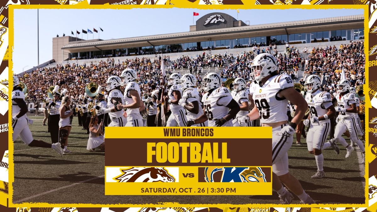 WMU Football vs. Kent State