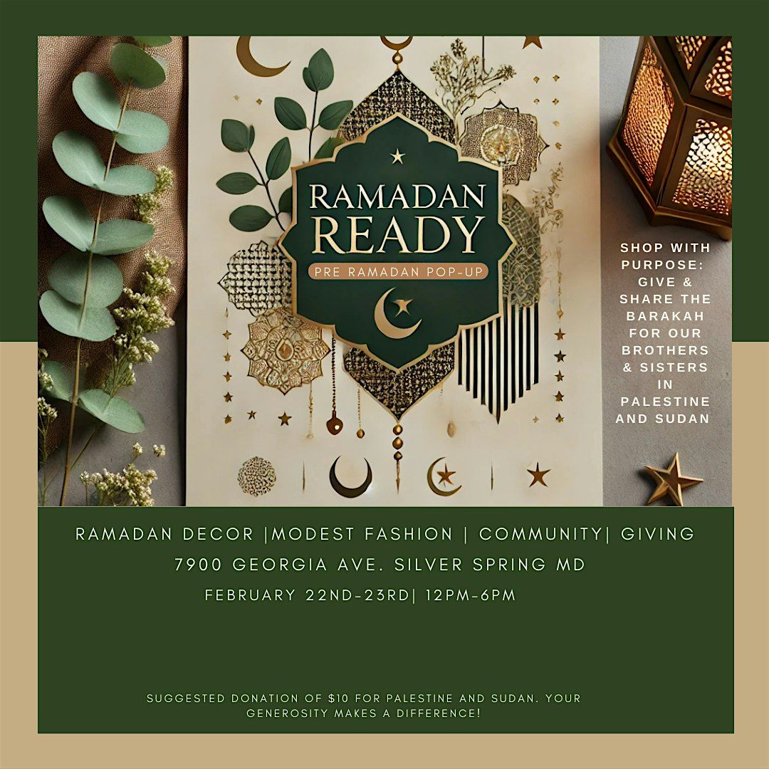 Ramadan Ready: Pre Ramadan Pop-Up with a Cause