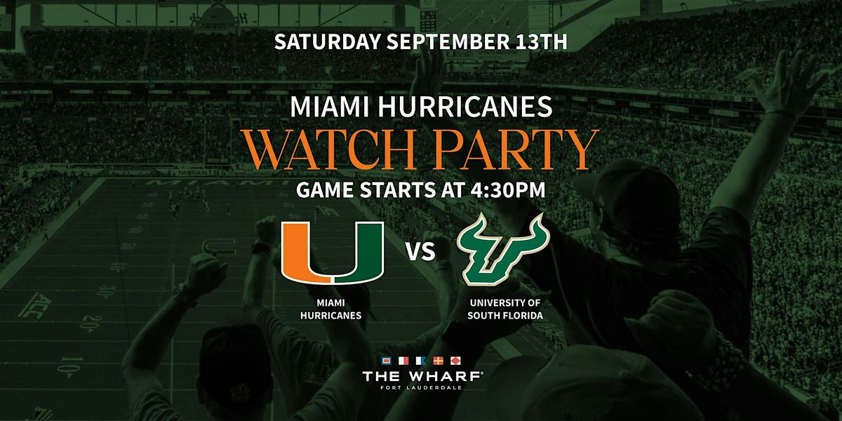 University of Miami vs. USF Watch Party