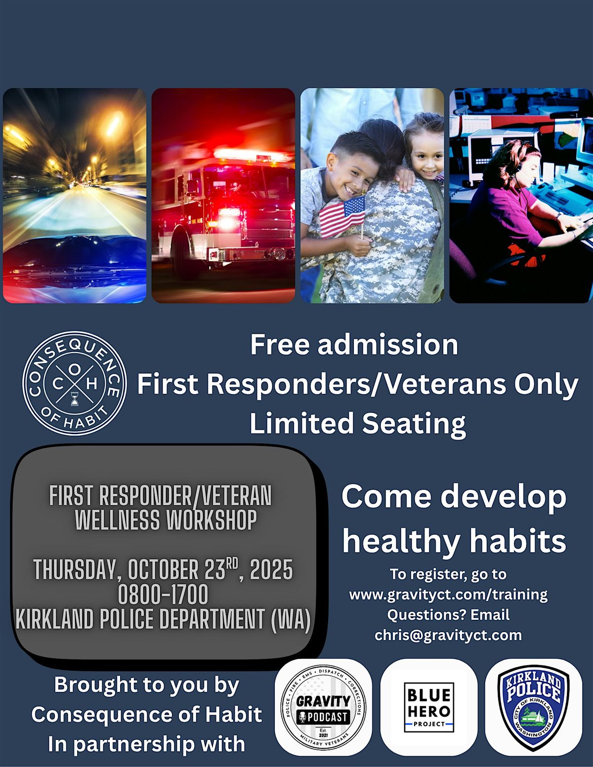 Moving Forward in Wellness - A Consequence of Habit (CoH) Event