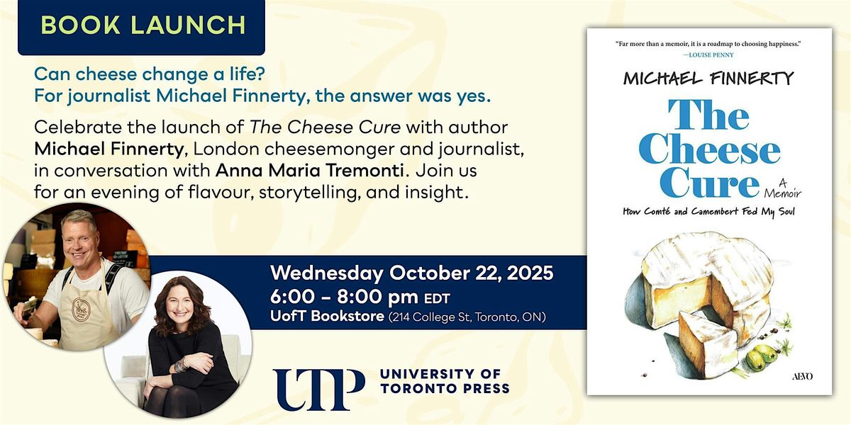 Book Launch: The Cheese Cure by Michael Finnerty