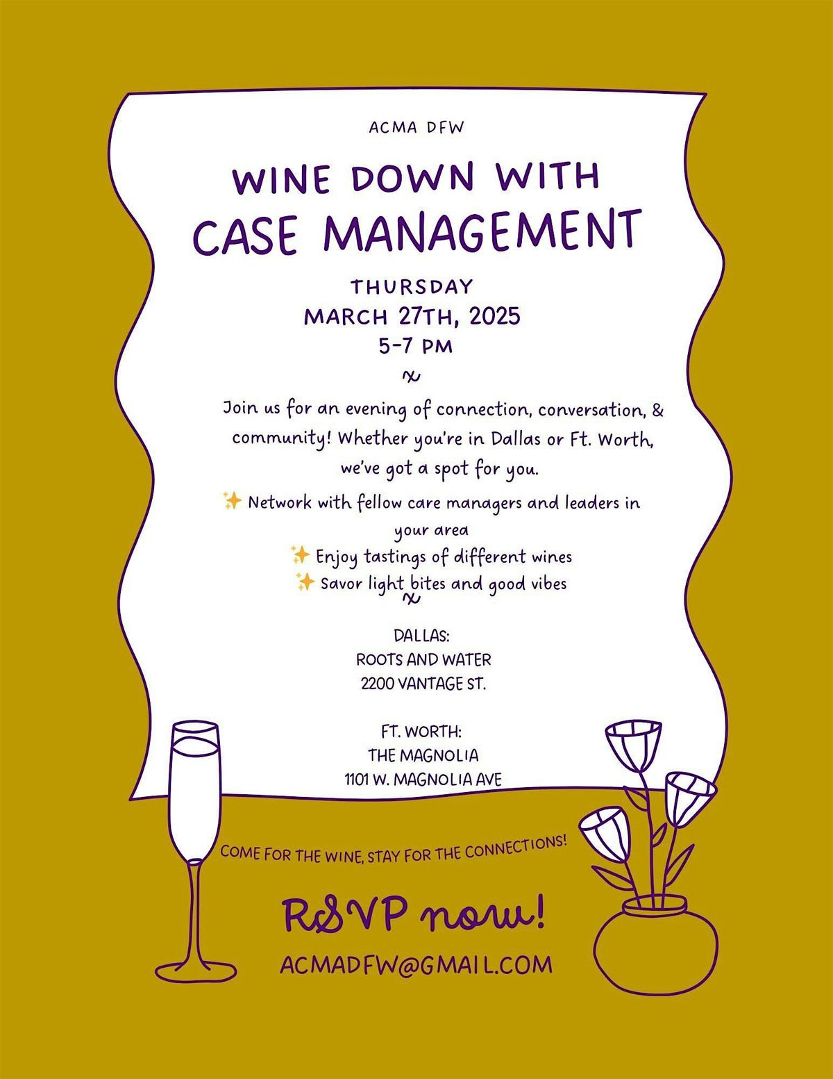 Wine Down with Case Management - Fort Worth