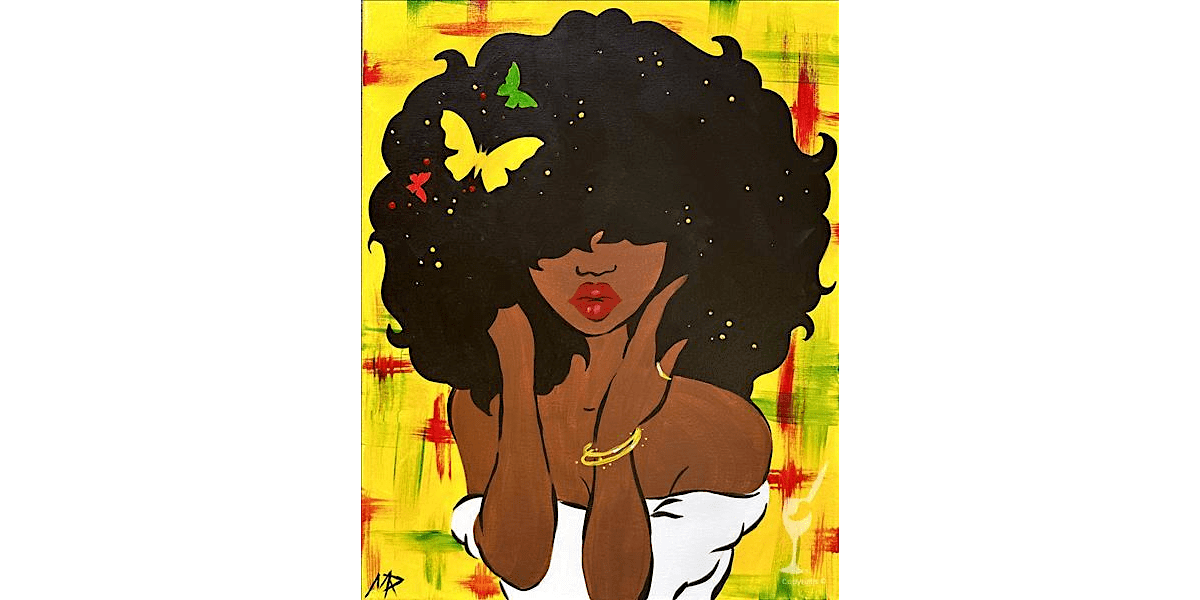 Diva and Butterflies - Paint and Sip in Houston | Classpop!\u2122