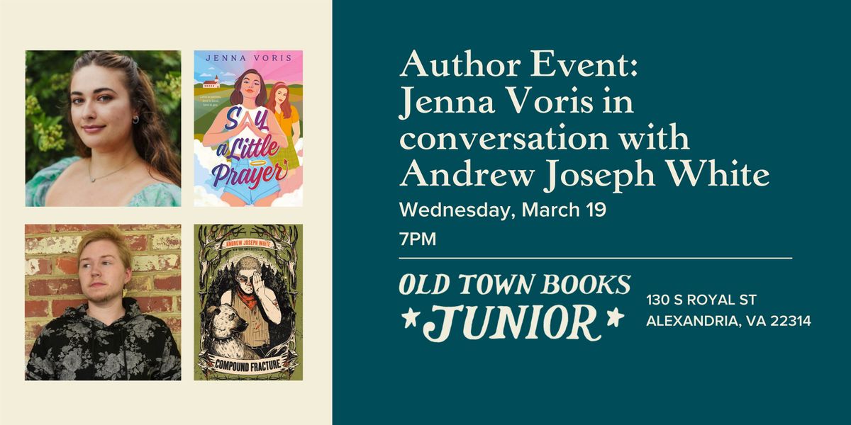 Author Event: Jenna Voris in conversation with Andrew Joseph White