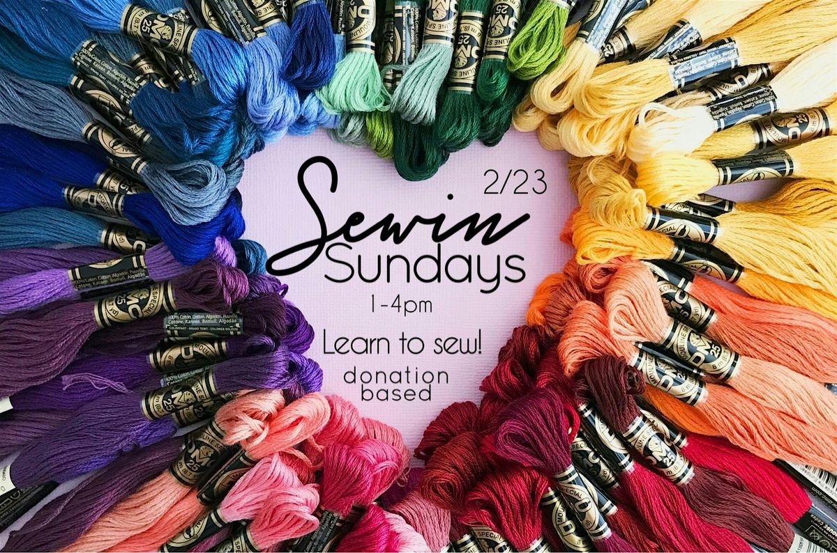 Learn to Sew this year, Sewin Sundays is here!