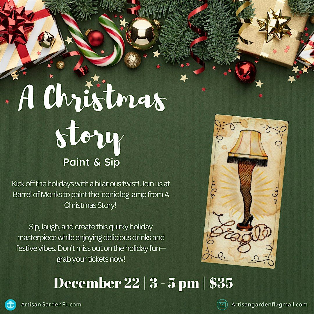 A Christmas Story Paint & Sip