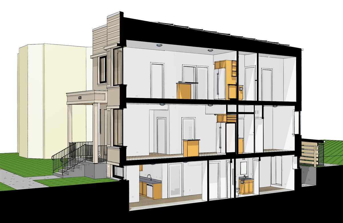 Mid-Construction Tour of  West Woodlawn Phius 3-Flat Conversion