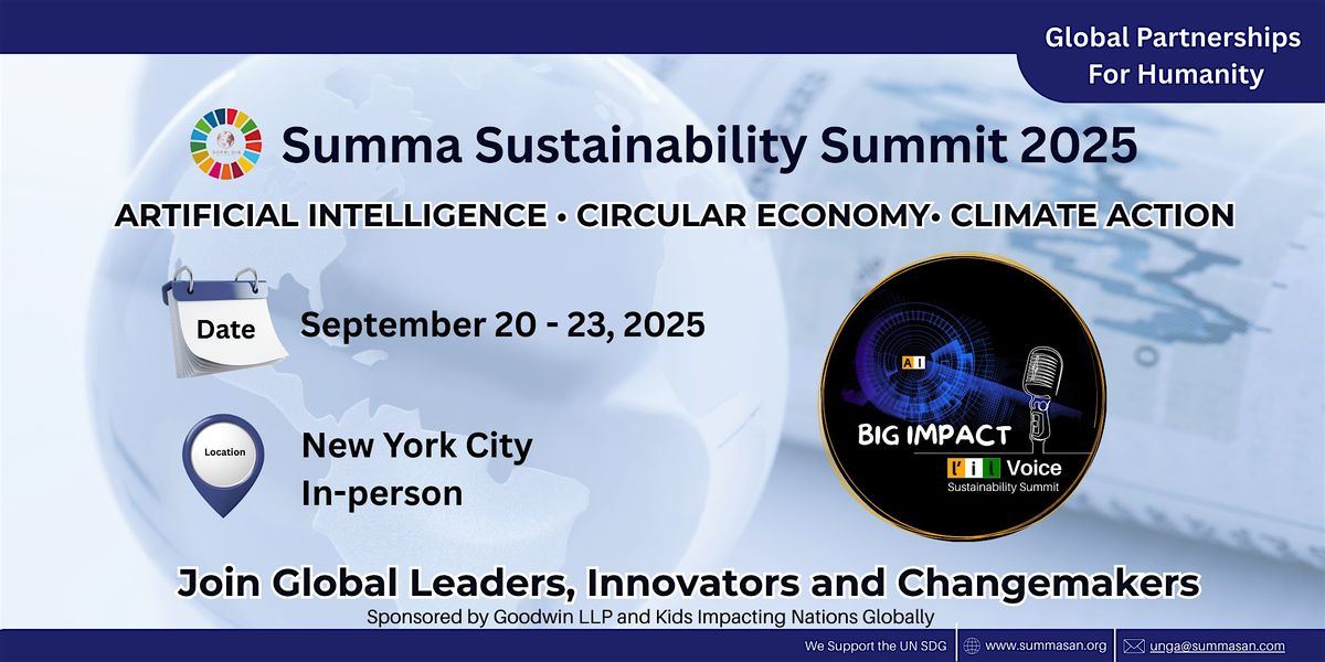 High Level Leadership: Accelerate Your Impact: Summa Sustainability Summit