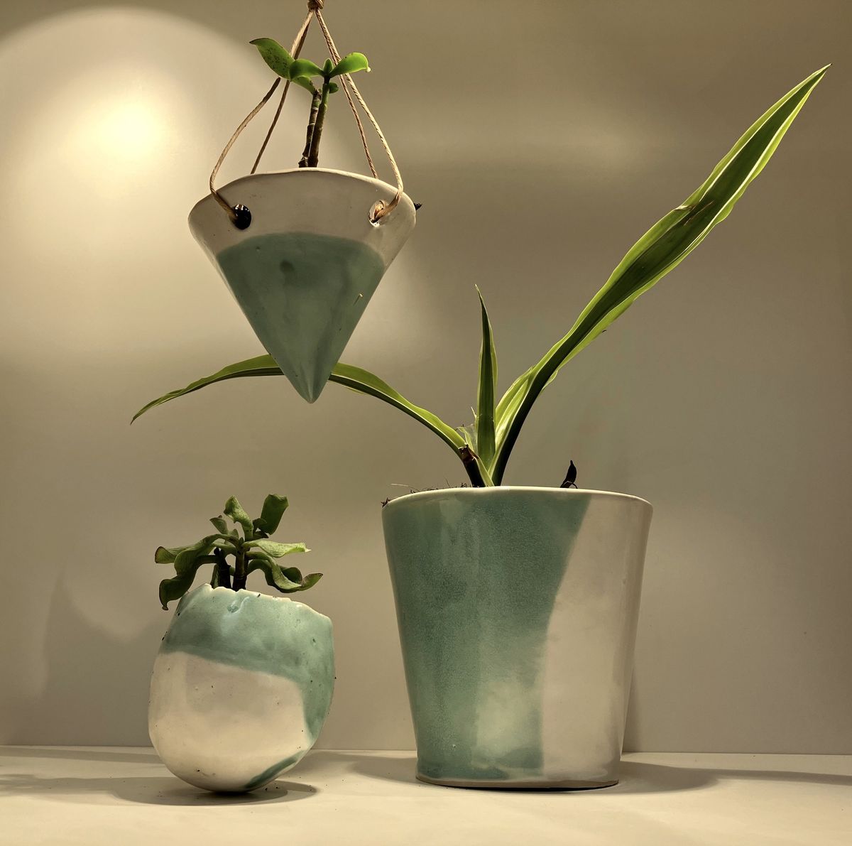 Make a Ceramic Hanging Planter!