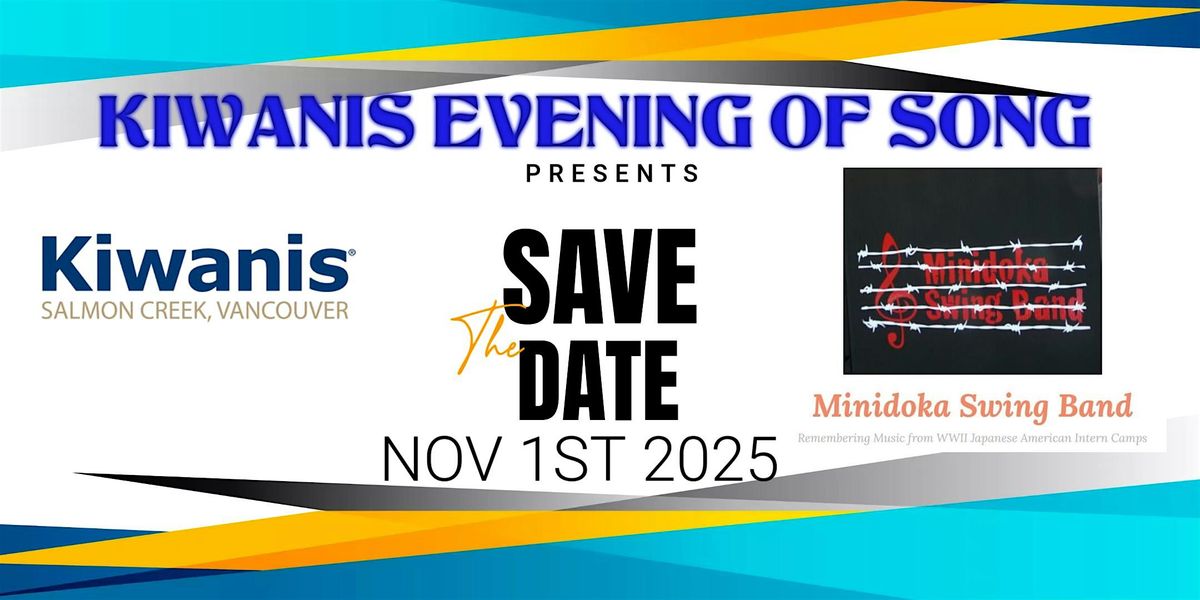Kiwanis Evening Of Song Presents Minidoka Swing Band Nov 1st, 2025