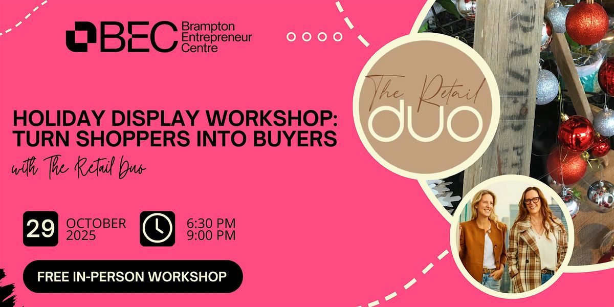 Holiday Display Workshop: Turn Shoppers into Buyers