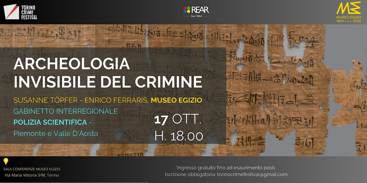 ARCHEOLOGIA INVISIBILE DEL CRIMINE