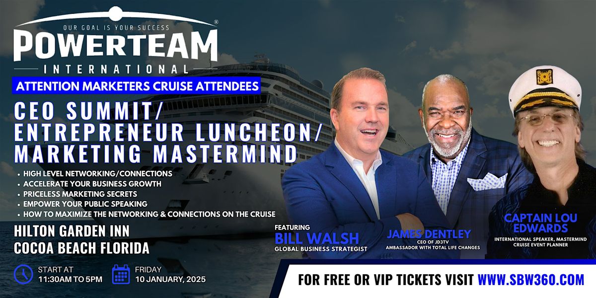 CEO Summit\/Entrepreneur Workshop\/Marketing Mastermind