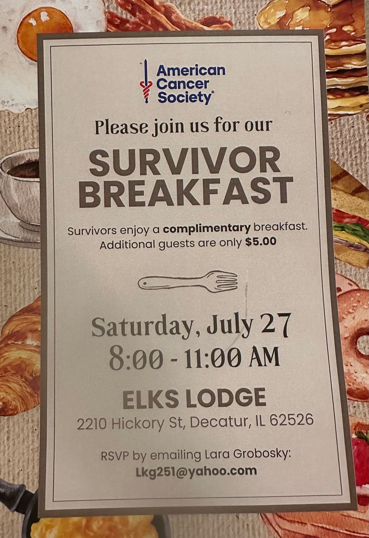 Survivor Breakfast