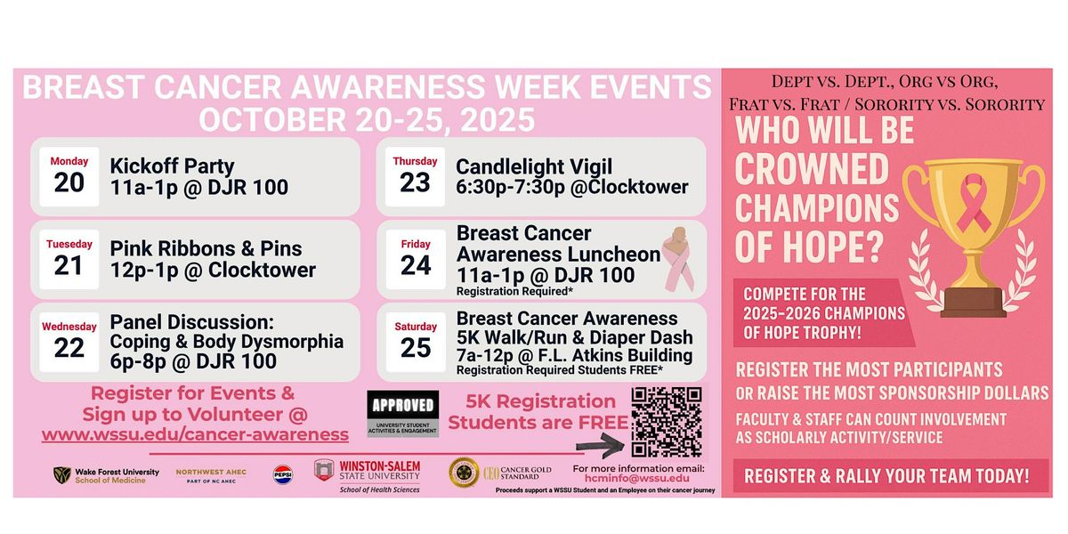 Breast Cancer Awareness 5K Run\/Walk & Diaper Dash