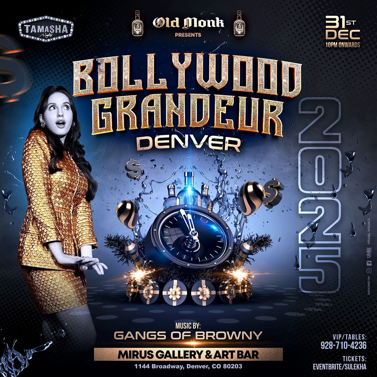 DENVER BOLLYWOOD GRANDUER NYE 2025 @TEMPLE (MIRUS ROOM)