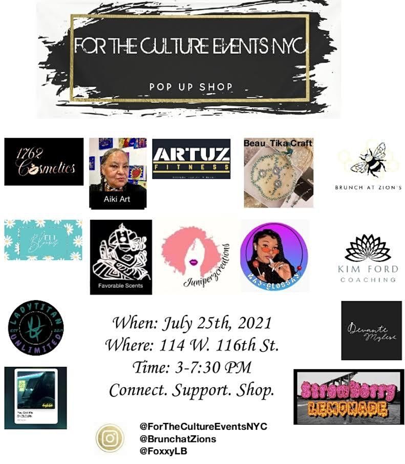 For The Culture Events NYC Pop-Up Shop