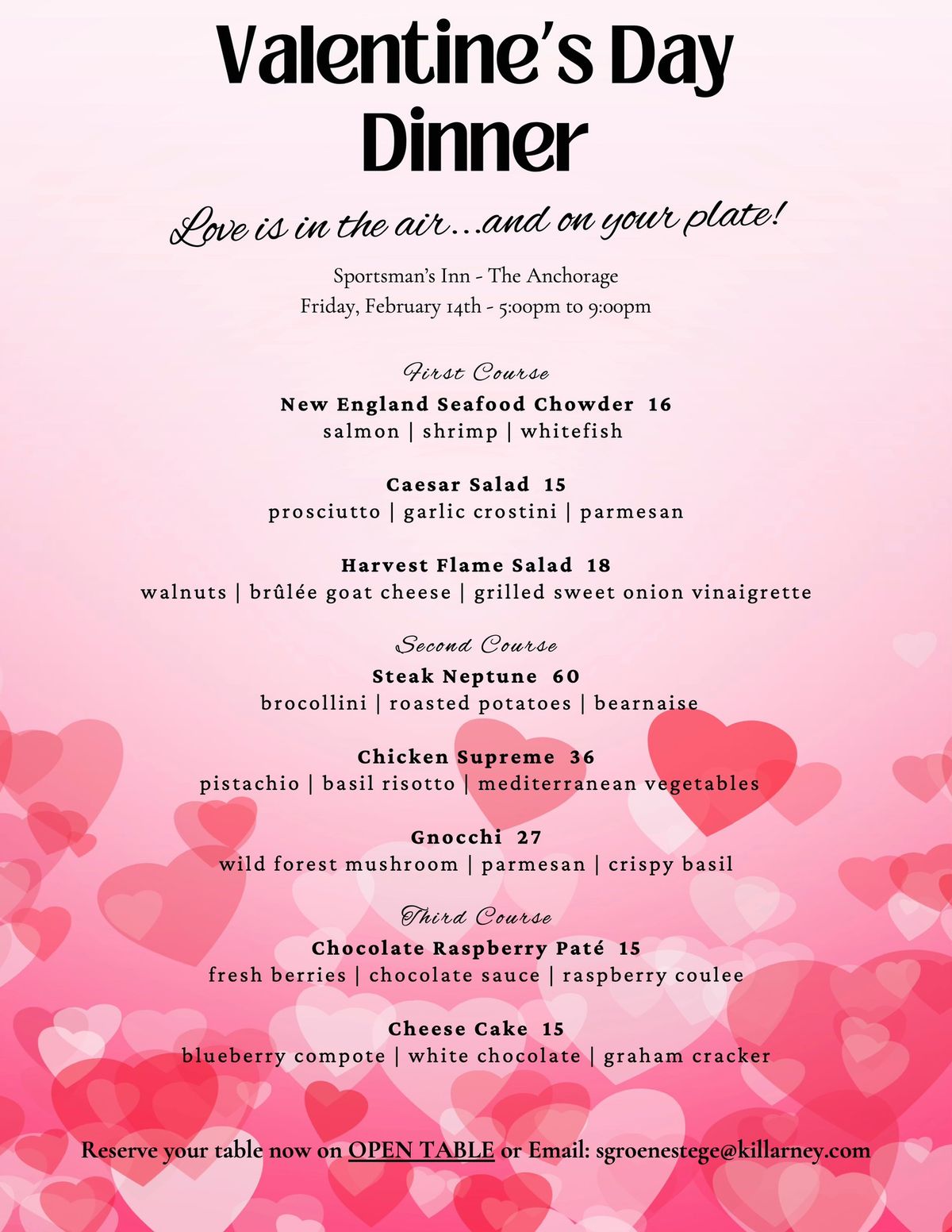 Valentines Dinner