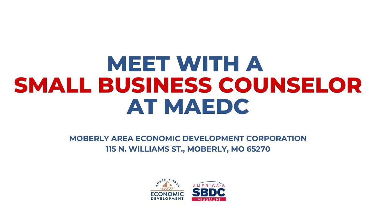 Friday Office Hours with a Small Business Counselor at MAEDC