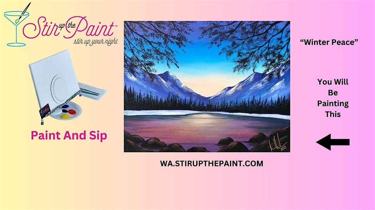 West Seattle Paint and Sip, Paint Party, Paint Night  (Wine Included)