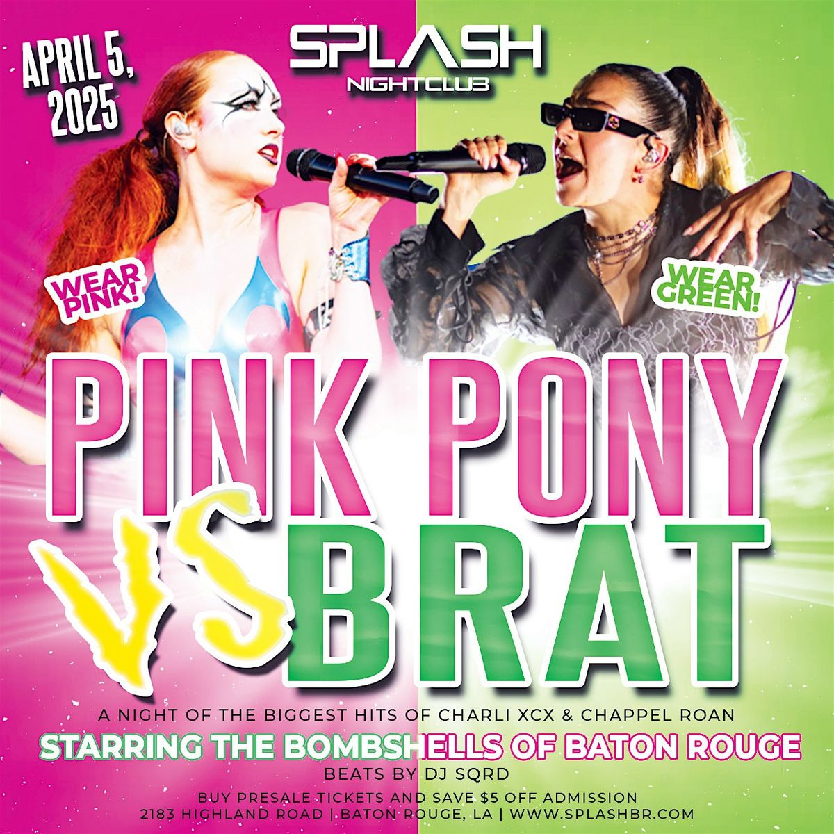 Pink Pony VS Brat