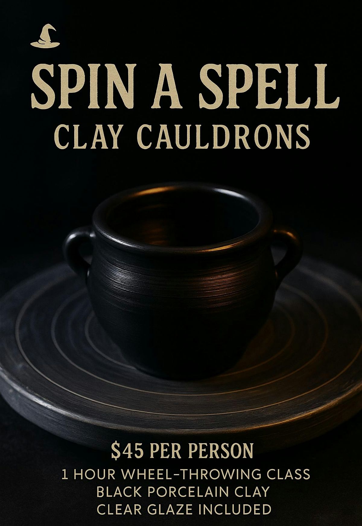 Spin a Spell: Clay Cauldrons