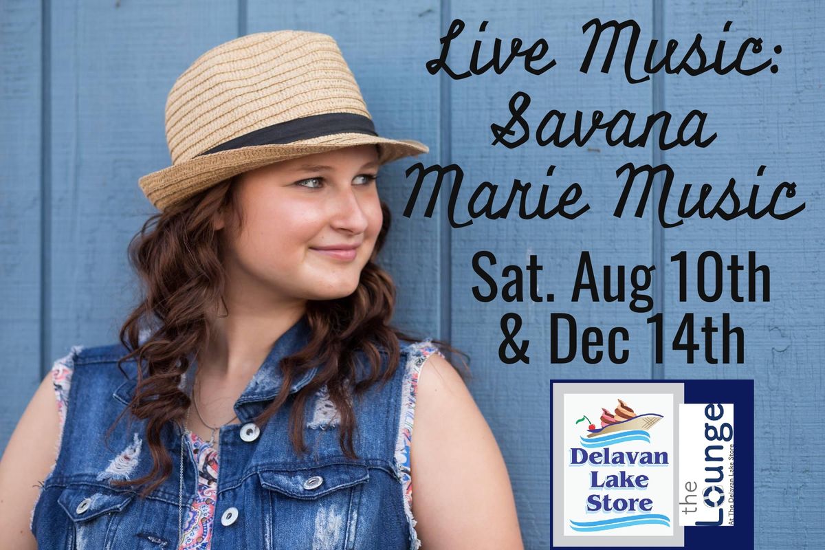 Live Music: Savana Marie