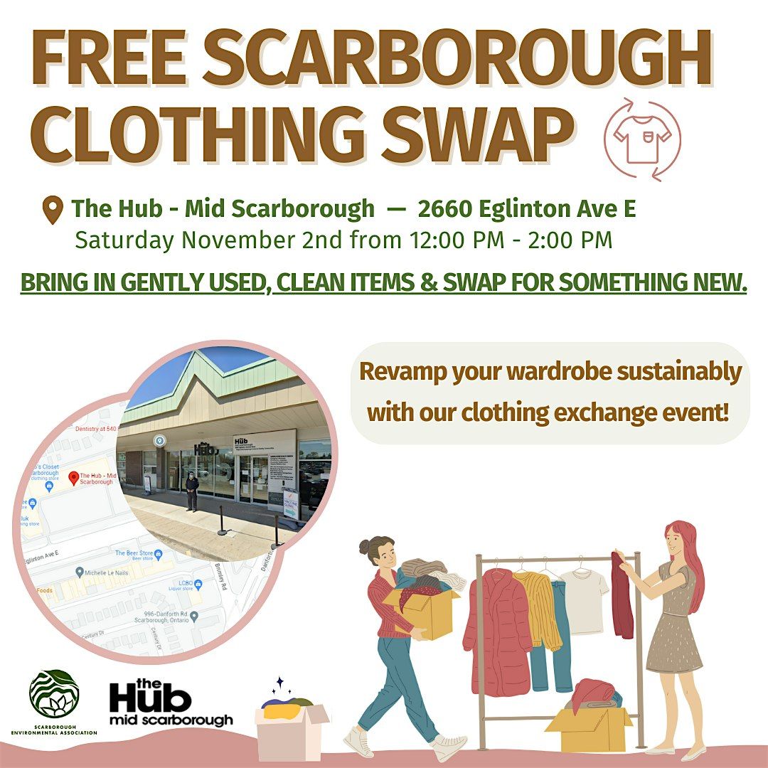 Free Scarborough Clothing Swap (RSVP NOT REQUIRED)