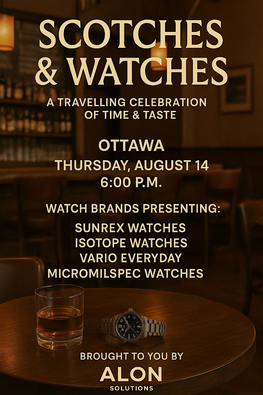 Scotches & Watches Ottawa