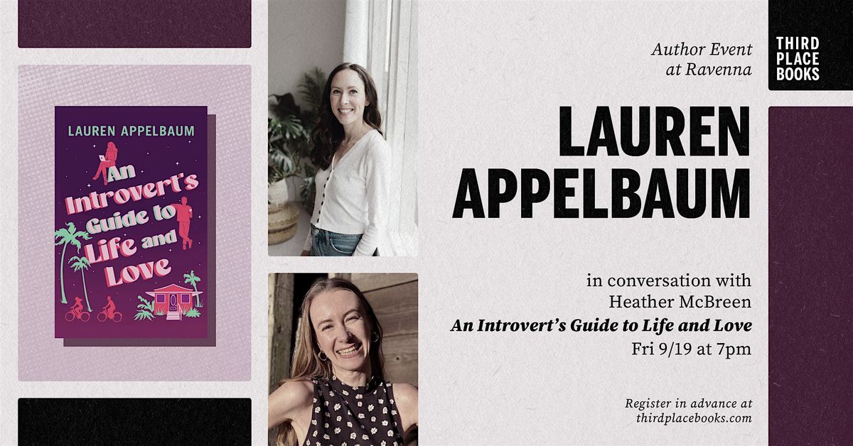 Lauren Appelbaum presents 'An Introvert's Guide to Life and Love'