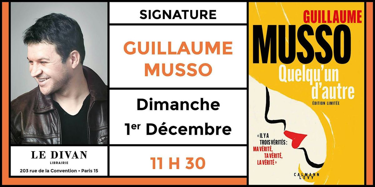 Guillaume Musso signe le collector  de \u00ab Quelqu'un d'autre \u00bb