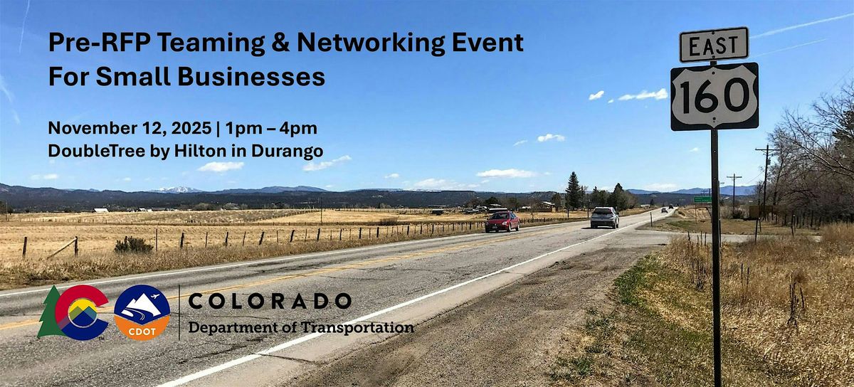 CDOT US 160 Elmore's East Design-Build: Small Business Outreach Event