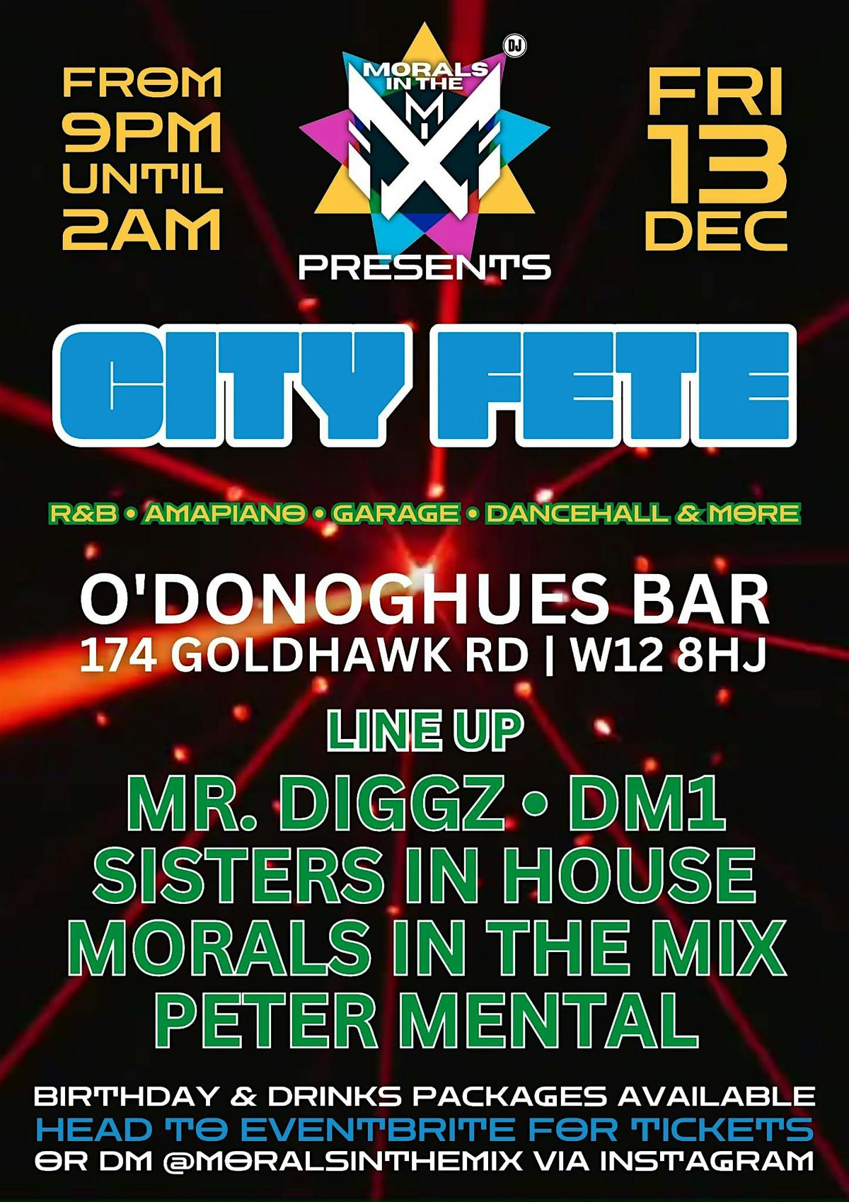 Moralsinthemix presents: City Fete