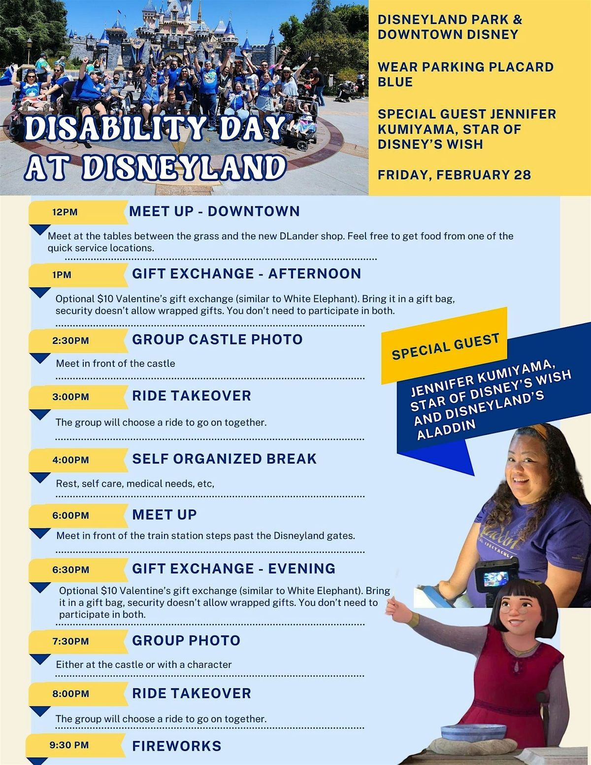 Disability Day at Disneyland with Jennifer Kumiyama, Star of Wish