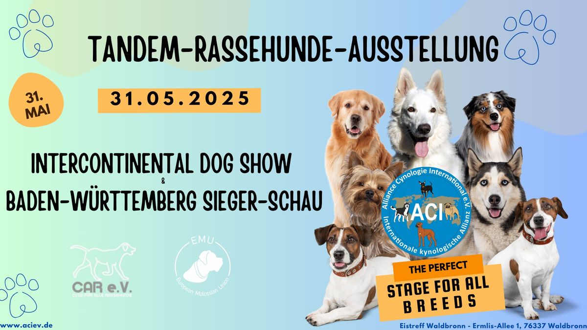 Rassehunde-Ausstellungen Intercontinental Dog Show & Baden-W\u00fcrttemberg-Sieger-Schau 2025