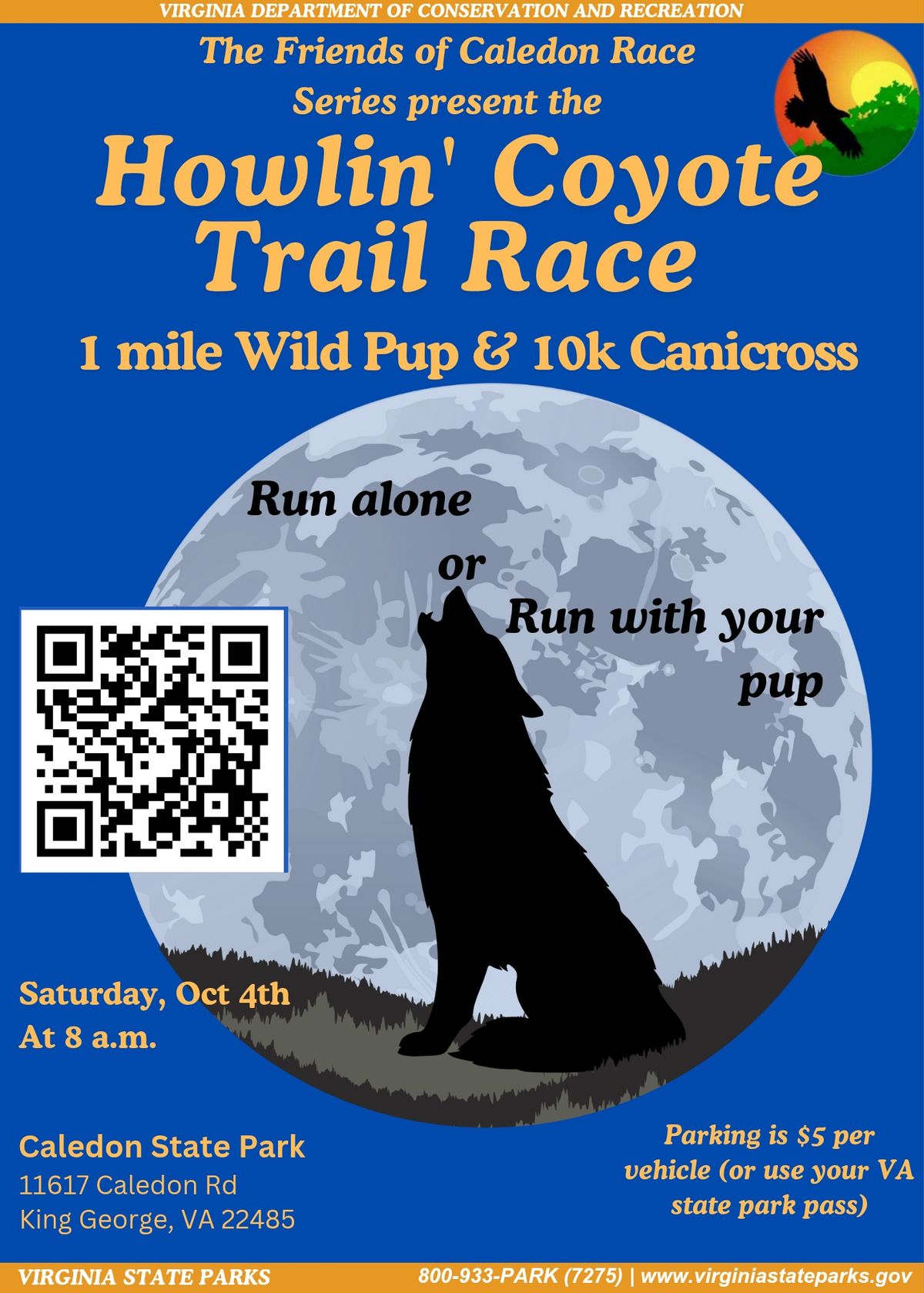 Howlin\u2019 Coyote Trail Race Event Hosted by the Friends of Caledon